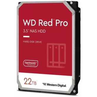 WD RED Pro NAS WD221KFGX 22TB, SATA III 3.5", 512MB 7200RPM, 265MB/s, CMR WD RED Pro NAS WD221KFGX 22TB, SATA III 3.5", 512MB 7200RPM, 265MB/s, CMR