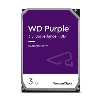 WD PURPLE WD33PURZ 3TB, SATA III 3.5", 256MB, 175MB/s, Low Noise, CMR WD PURPLE WD33PURZ 3TB, SATA III 3.5", 256MB, 175MB/s, Low Noise, CMR