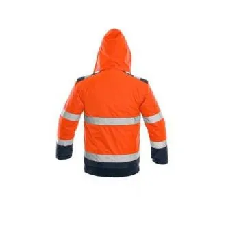 Bunda CXS LUTON, výstražná, pánská, oranžovo-modrá, vel. 2XL Bunda CXS LUTON, výstražná, pánská, oranžovo-modrá, vel. 2XL