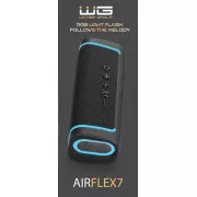 WG - Bluetooth Speaker WG AirFlex7, 10W, TWS, LED, černá