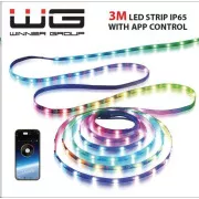 WG - Chytrý LED pásek WG18, 3 metry, s aplikaci, IP 65, USB-A