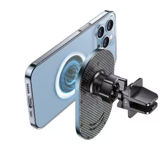 WG - Nabíječka do autaWG 27, 15W, s bezdrátovým nabíjením pro iPhony podporující MagSafe, šedá WG - Nabíječka do autaWG 27, 15W, s bezdrátovým nabíjením pro iPhony podporující MagSafe, šedá