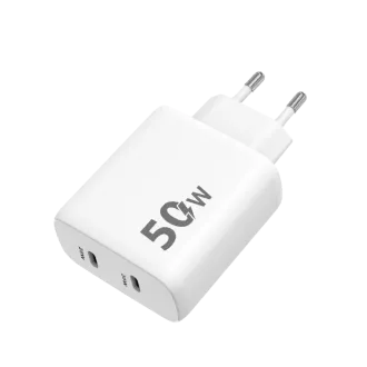 WG - Síťová nabíječka 2x USB-C 50W, 1x USB-C PD 30W + 1x USB-C PD 20W, bílá WG - Síťová nabíječka 2x USB-C 50W, 1x USB-C PD 30W + 1x USB-C PD 20W, bílá