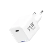 WG - Síťová nabíječka GaN 1x USB-C, PD 35W, bílá