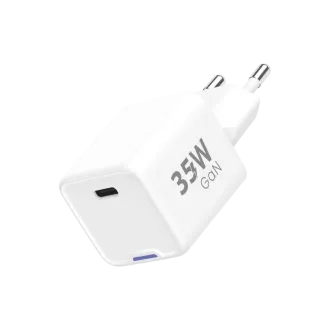 WG - Síťová nabíječka GaN 1x USB-C, PD 35W, bílá