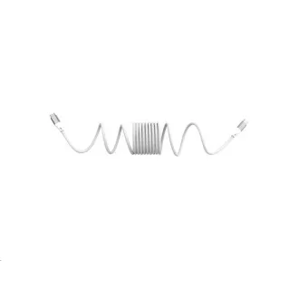 WG - Datový kabel Type-C na Type-C, 1 metr, 3A, 60W, magnetický samonavíjecí, bílá WG - Datový kabel Type-C na Type-C, 1 metr, 3A, 60W, magnetický samonavíjecí, bílá