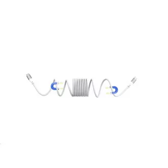 WG - Datový kabel Type-C na Type-C, 1 metr, 3A, 60W, magnetický samonavíjecí, bílá WG - Datový kabel Type-C na Type-C, 1 metr, 3A, 60W, magnetický samonavíjecí, bílá