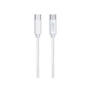 WG - Datový kabel Type-C na Type-C, 3 metry, 3A, 60W, bílá