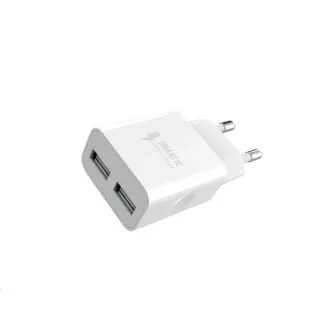 WG - Síťová nabíječka 2x USB-A 2, 4A, white WG - Síťová nabíječka 2x USB-A 2, 4A, white