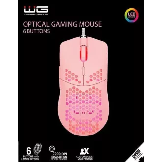 WG - Herní drátová myš WG2 / pink WG - Herní drátová myš WG2 / pink