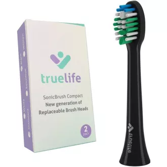TrueLife SonicBrush Compact Heads Black Standard TrueLife SonicBrush Compact Heads Black Standard