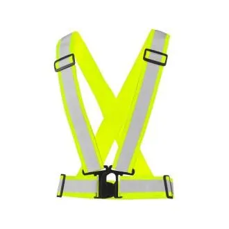 Reflexní elastický CXS KŘÍŽ CROSS BELT, žlutý Reflexní elastický CXS KŘÍŽ CROSS BELT, žlutý