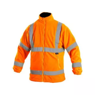 Bunda PRESTON, výstražná, oranžová, vel. 3XL
