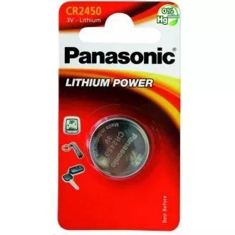 PANASONIC Lithiová baterie (knoflíková) CR-2450EL/1B 3V (Blistr 1ks) PANASONIC Lithiová baterie (knoflíková) CR-2450EL/1B 3V (Blistr 1ks)