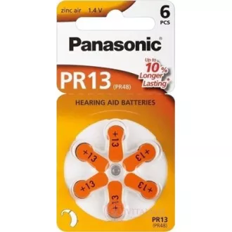 PANASONIC Zinkovzduchová baterie PR-13(48)/6LB AAA 1, 2V (Blistr 6ks) PANASONIC Zinkovzduchová baterie PR-13(48)/6LB AAA 1, 2V (Blistr 6ks)