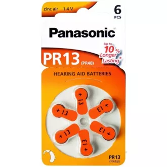 PANASONIC Zinkovzduchová baterie PR-13(48)/6LB AAA 1, 2V (Blistr 6ks) PANASONIC Zinkovzduchová baterie PR-13(48)/6LB AAA 1, 2V (Blistr 6ks)