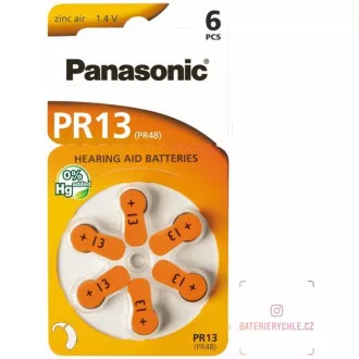 PANASONIC Zinkovzduchová baterie PR-13(48)/6LB AAA 1, 2V (Blistr 6ks) PANASONIC Zinkovzduchová baterie PR-13(48)/6LB AAA 1, 2V (Blistr 6ks)