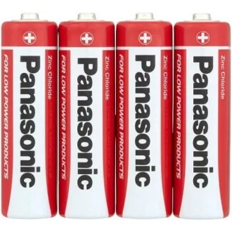 PANASONIC Zinkouhlíkové baterie Red Zinc R6RZ/4P AA 1, 5V (shrink 4ks)