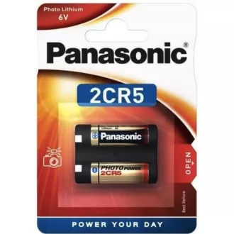 PANASONIC Lithiové - FOTO baterie 2CR-5L/1BP 6V (blistr - 1ks)