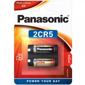 PANASONIC Lithiové - FOTO baterie 2CR-5L/1BP 6V (blistr - 1ks)