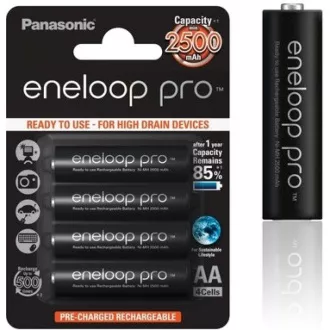 PANASONIC Eneloop pro Recharged AA / 2500mAh (Blistr 4ks) PANASONIC Eneloop pro Recharged AA / 2500mAh (Blistr 4ks)