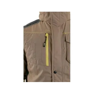 Bunda CXS BALTIMORE, pánská, béžovo - černá, vel. 3XL Bunda CXS BALTIMORE, pánská, béžovo - černá, vel. 3XL