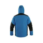 Bunda CXS BALTIMORE, pánská, středně modrá - černá, vel. 3XL