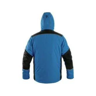 Bunda CXS BALTIMORE, pánská, středně modrá - černá, vel. 3XL Bunda CXS BALTIMORE, pánská, středně modrá - černá, vel. 3XL