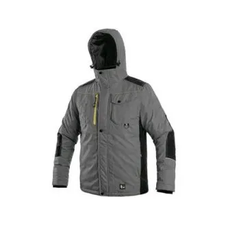Bunda CXS BALTIMORE, pánská, šedo - černá, vel. 3XL Bunda CXS BALTIMORE, pánská, šedo - černá, vel. 3XL
