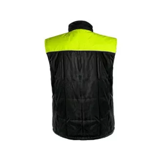 Pánská zimní vesta SEATTLE, fleece, černo-žlutá, vel. L Pánská zimní vesta SEATTLE, fleece, černo-žlutá, vel. L