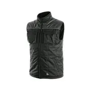 Vesta CXS SEATTLE, pánská, zimní, fleece, černo-šedá, vel. 2XL