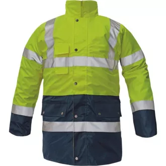 BI ROAD bunda HV žlutá/navy L BI ROAD bunda HV žlutá/navy L