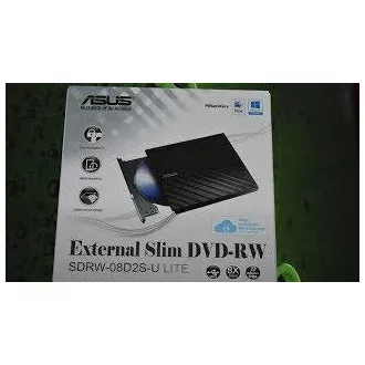 ASUS DVD Writer SDRW-08D2S-U LITE/WHITE, External Slim DVD-RW, white, USB ASUS DVD Writer SDRW-08D2S-U LITE/WHITE, External Slim DVD-RW, white, USB