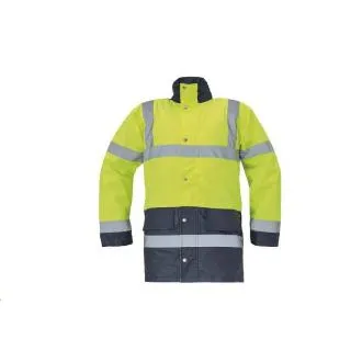 SEFTON bunda HV žlutá/navy S SEFTON bunda HV žlutá/navy S