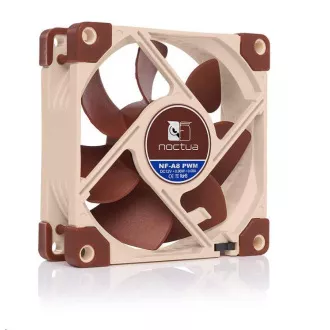 NOCTUA Ventilátor NF-A8 PWM, 80mm, hnědá NOCTUA Ventilátor NF-A8 PWM, 80mm, hnědá