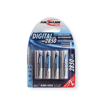 Baterie - Ansmann Mignon 4xAA Typ 2850 min 1, 2V/2650 mAh DIGIT Baterie - Ansmann Mignon 4xAA Typ 2850 min 1, 2V/2650 mAh DIGIT
