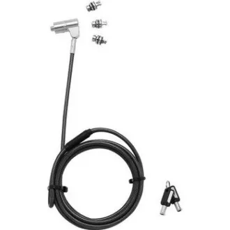 DICOTA Universal Security Cable Lock, 3 Exchangeable heads fits all slots, masterkeyed DICOTA Universal Security Cable Lock, 3 Exchangeable heads fits all slots, masterkeyed