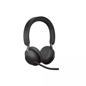 Jabra náhlavní souprava Evolve2 65, Link 380a MS, stereo, černá