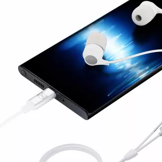 3mk sluchátka - Wired Earphones USB-C, bílá 3mk sluchátka - Wired Earphones USB-C, bílá