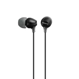 SONY stereo sluchátka MDR-EX15LP, černá SONY stereo sluchátka MDR-EX15LP, černá