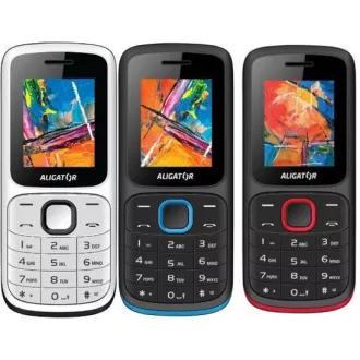 Aligator D210 Dual SIM, černo-červený