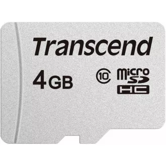 TRANSCEND MicroSDHC karta 4GB 300S, Class 10, bez adaptéru TRANSCEND MicroSDHC karta 4GB 300S, Class 10, bez adaptéru