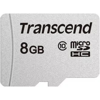 TRANSCEND MicroSDHC karta 8GB 300S, Class 10, bez adaptéru TRANSCEND MicroSDHC karta 8GB 300S, Class 10, bez adaptéru