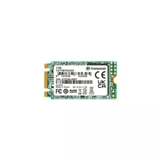 TRANSCEND SSD 425S 1TB, M.2 2242 SSD, SATA3 B+M Key, TLC