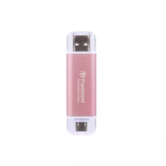 TRANSCEND Externí SSD ESD310P 2TB, External SSD, USB 10Gbps, Type C/A, růžová TRANSCEND Externí SSD ESD310P 2TB, External SSD, USB 10Gbps, Type C/A, růžová