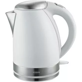 Orava VK-3217 S rychlovarná konvice, 2000 W, 1.7 l, automatické vypnutí, stříbrná