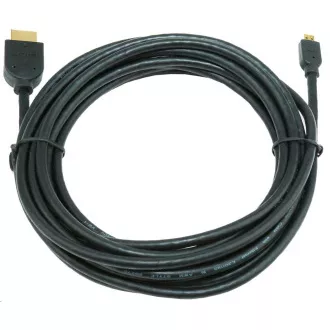 GEMBIRD Kabel HDMI - HDMI Micro 4, 5m (v1.3, M/M, stíněný, zlacené kontakty) GEMBIRD Kabel HDMI - HDMI Micro 4, 5m (v1.3, M/M, stíněný, zlacené kontakty)