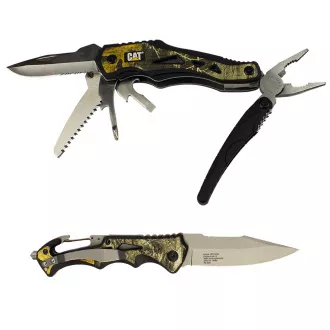 Caterpillar Dárková multifunkční sada, nůž a multitool CT240358 Caterpillar Dárková multifunkční sada, nůž a multitool CT240358