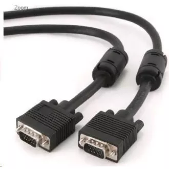 GEMBIRD Kabel VGA propojovací 3m, černý (HD15M/M, dvojité stínění, feritová jádra) GEMBIRD Kabel VGA propojovací 3m, černý (HD15M/M, dvojité stínění, feritová jádra)