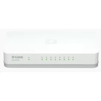 D-Link GO-SW-8G 8-port 10/100/1000 Gigabit Desktop Switch D-Link GO-SW-8G 8-port 10/100/1000 Gigabit Desktop Switch